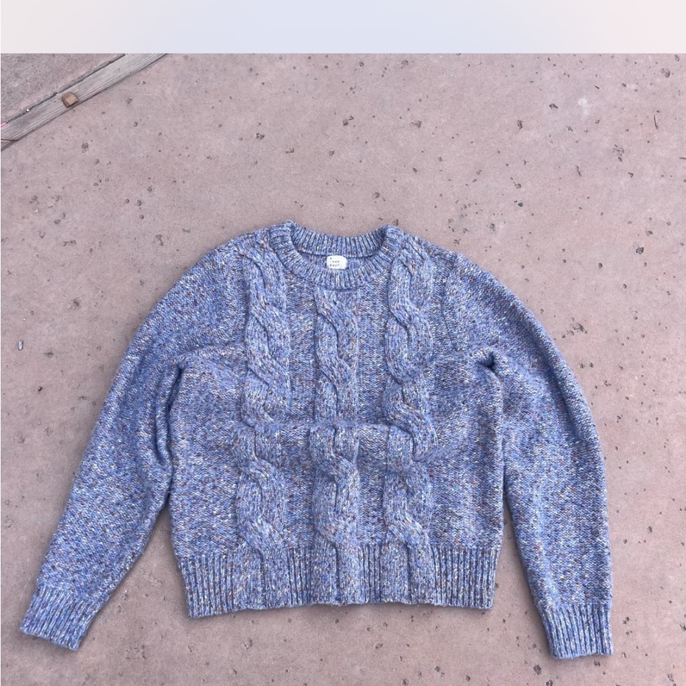 A New Day Blue Cable Knit Sweater